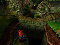 une photo d'Ã©cran de Crash Bandicoot sur Sony Playstation